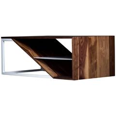 Cortado, Modern Walnut and Steel Coffee Table 2