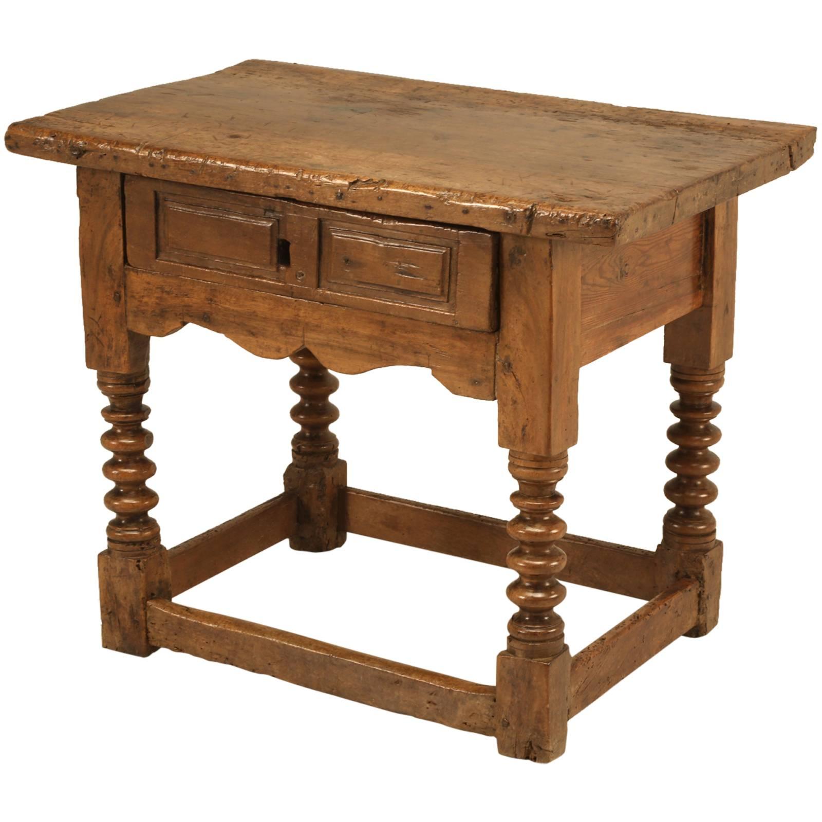 Antique Spanish Walnut End or Side Table at 1stDibs end table in spanish