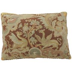 19th Century Tapestry Pillow