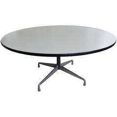 Used Dining Table, Oversize Round, Mid-Century