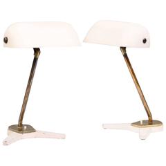Arne Jacobsen & Hans J. Wegner, Pair of Table Lamps