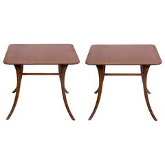Pair of Klismos Leg Side Tables by T.H. Robsjohn-Gibbings 11