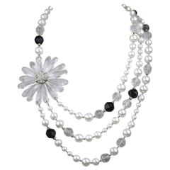 Chic Vintage Bold Collar Necklace by Florence Italy Designer Angela Caputi