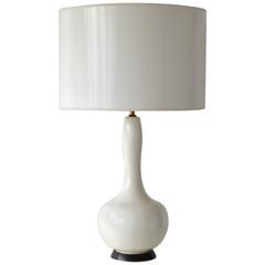 Midcentury Blanc de Chine Ceramic Table Lamp