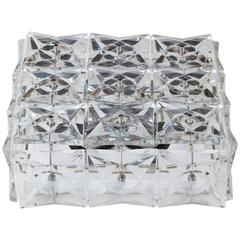 Square Kinkeldey Crystal Sconce or Flush Mount