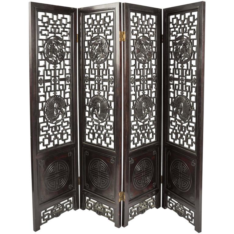 19th Century Chinese Screen For Sale at 1stdibs