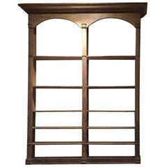 Antique 19th Century Bistro Shelf for Atop a Counter Space