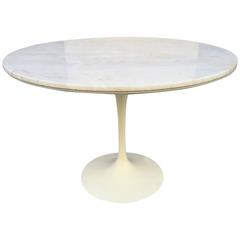 Eero Saarinen Marble-Top Dining Table for Knoll