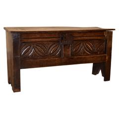 Late 17th-Early 18th Century English Oak Sword Chest