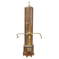 Antique Wood Fired Campaign Field Shower