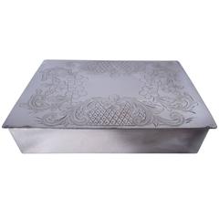 Antique American Handmade Sterling Silver Box 5