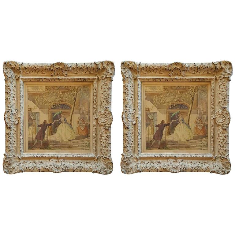 Pair of Vintage Lithographs by Thomas Maitland Cleland "Spring and