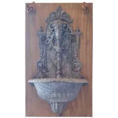 Antique Lead Garden Fountain