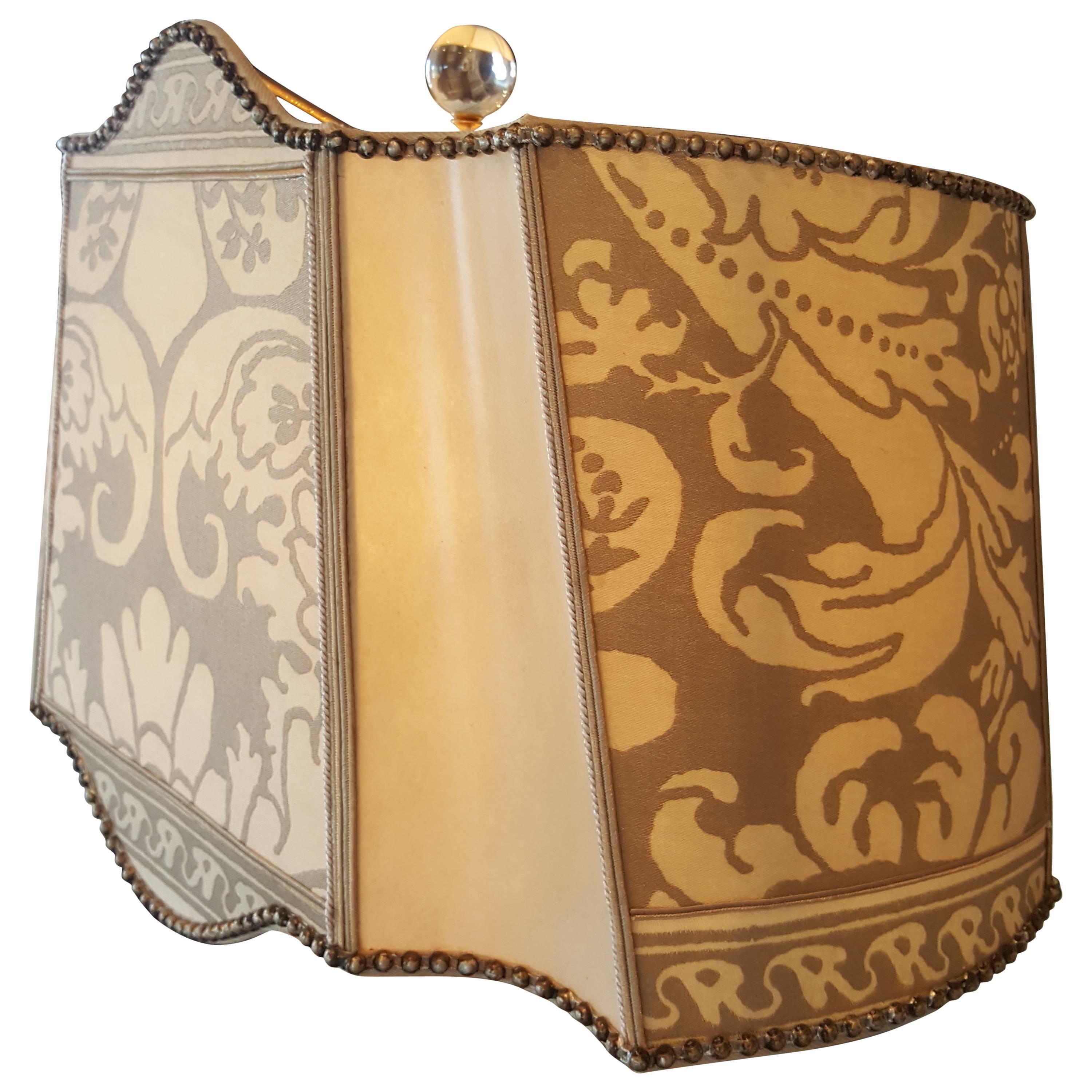 Handmade Lampshade in Vintage Fortuny