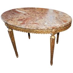 Napoleon III Giltwood Center Table