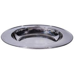 American Craftsman Hand Hammered Sterling Silver Bread Tray