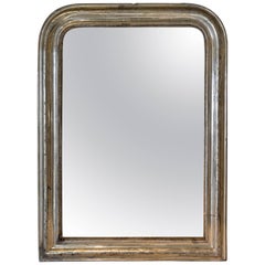 19th Century Louis Philippe French Silver Gilt Mirror
