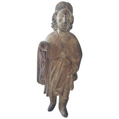 Vintage Hand-Carved Santos Figure