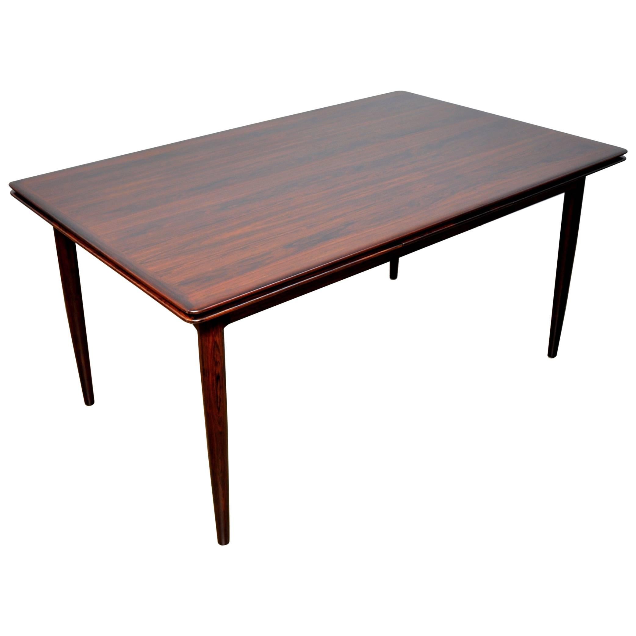 Rosewood Extension Dining Table by Arne Hovmand-Olsen for Skovmand and Andersen