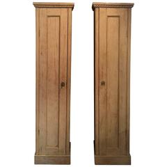 Pair of Swedish Gustavian Style Cabinets, Original Painting