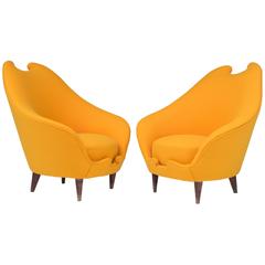 Pair of Italian Fauteuils, 1950s