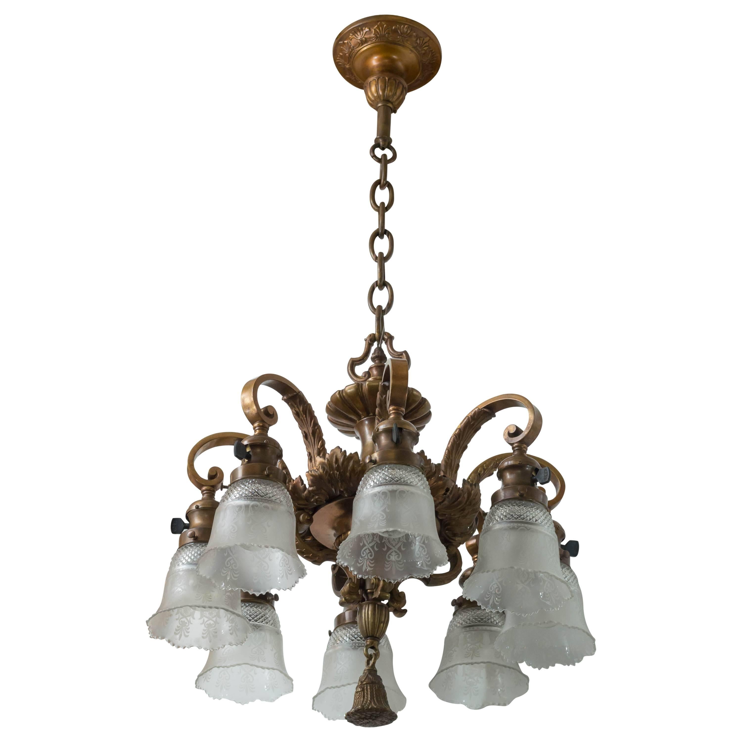 Antique & Vintage Chandeliers and Pendant Lights For Sale in San