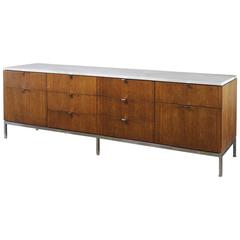 Vintage Florence Knoll Multi-Drawer Credenza by Knoll Associates, Inc, circa 1961