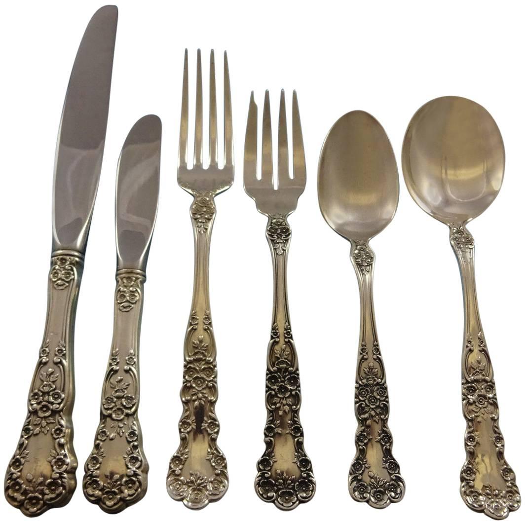 Buttercup by Gorham Sterling Silver Flatware Service for 12 Set 78 Pieces For Sale