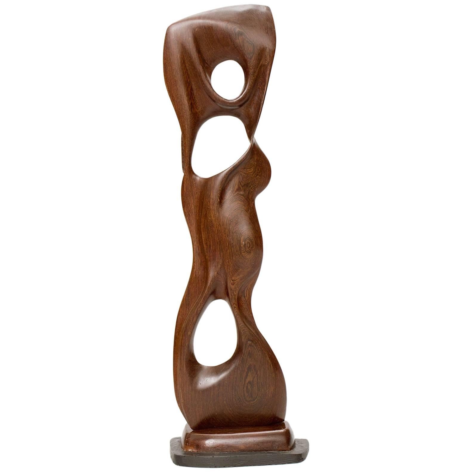 Newell Weber Wood Biomorphic Sculpture