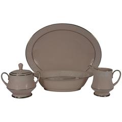 Noritake China Always 801/W82 Pattern Five-Piece Hostess Serving Set