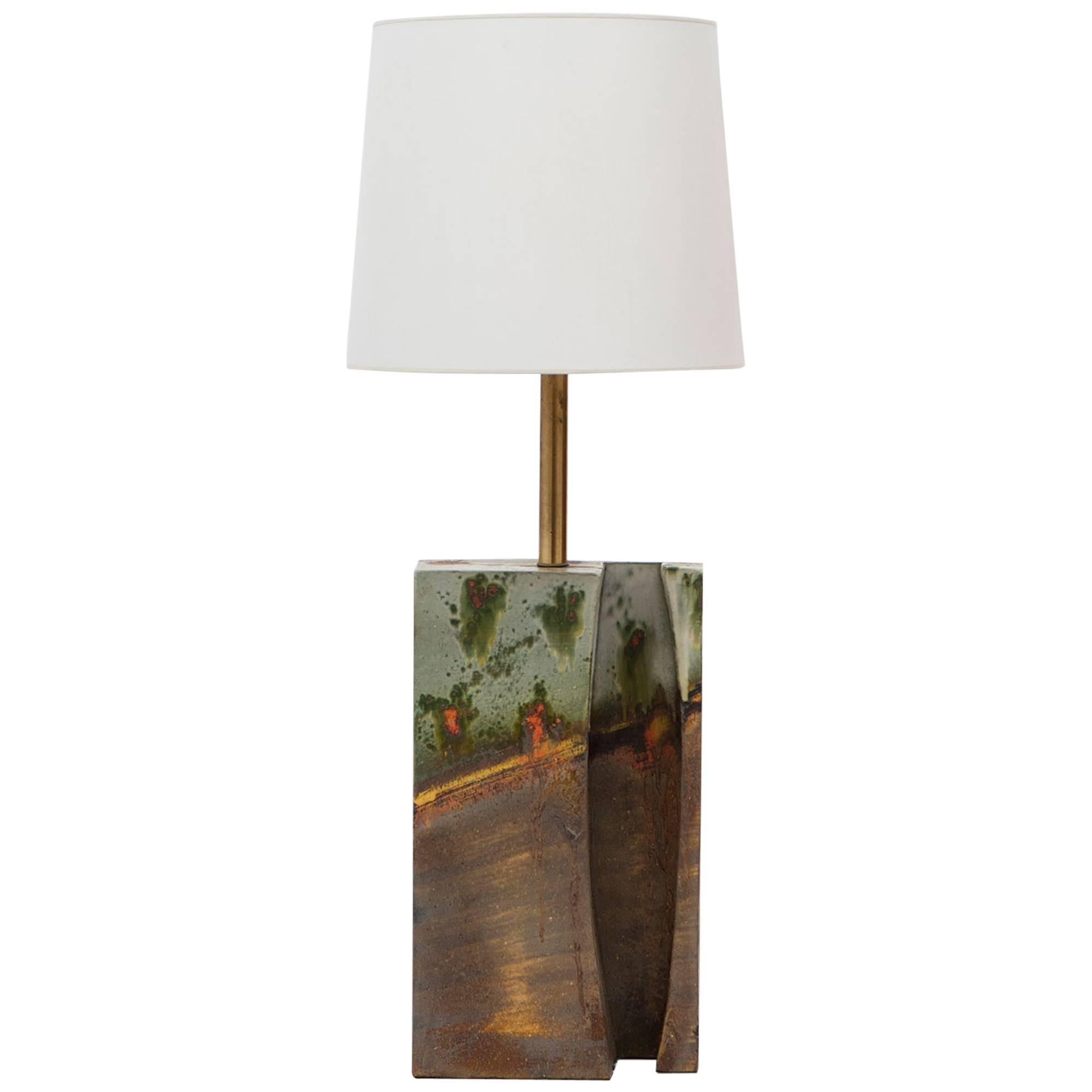 Marcello Fantoni Ceramic Table Lamp