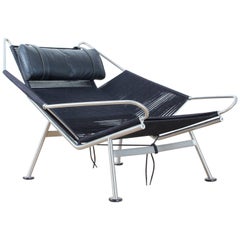 Lounge Chair Flag Halyard PP 225 by Hans Wegner New Edition