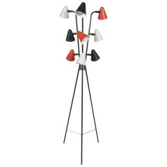 Rare Colorful Gerald Thurston Floor Lamp 7