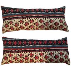 Pair of Vintage Handwoven Pillows