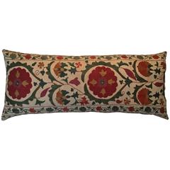 Large Vintage Suzani Pillow