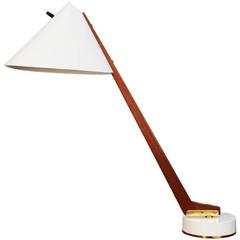 B54 Lamp in Teak Brass and Metal Hans-Agne Jakobsson Markaryd Sweden, 1960s