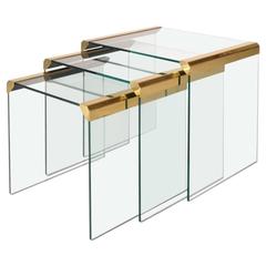 Set of Three Nesting Tables by Gallotti & Radice, Italy, circa 1970 9