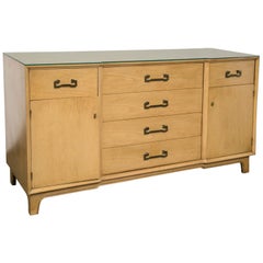 Century Credenza, Light Wood Finish