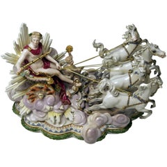 Meissen Apollo in Chariot of Sun by Kaendler for Czarina Katharina made c.1870