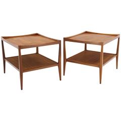 Pair of Nice Walnut End Tables 6