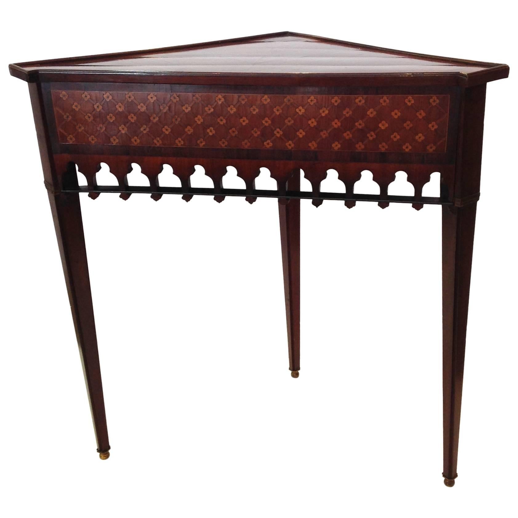 Gothic Revival Corner Table For Sale