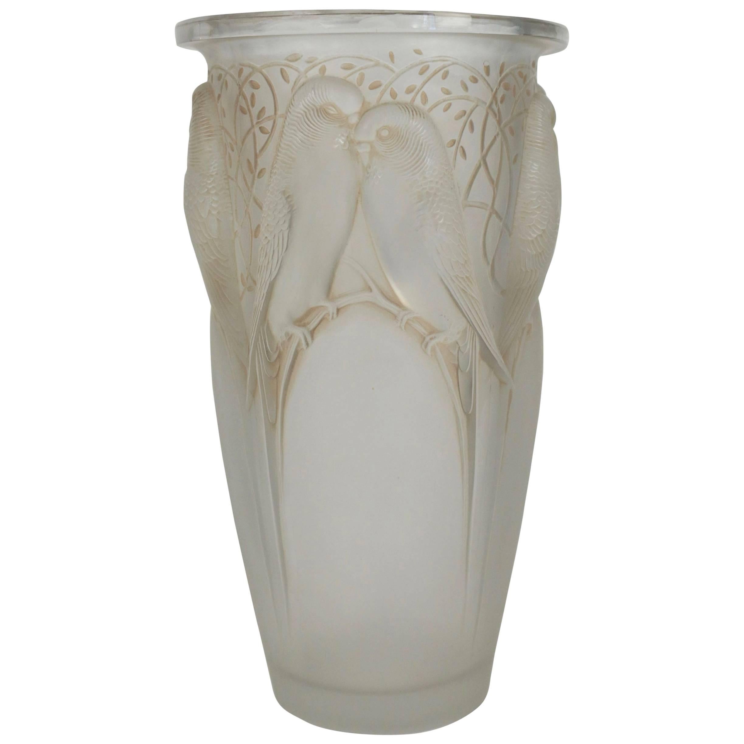 R.Lalique Vase "Ceylan"