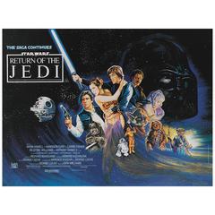 Retro "Return Of The Jedi" Original British Movie Poster