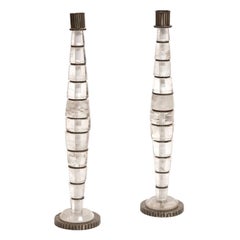 A Pair of Round Candlestick by Sylvain Subervie, 2003