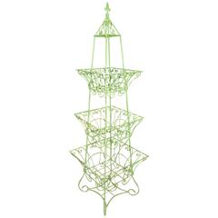 Handsome English Three-Tier Plant Stand 11