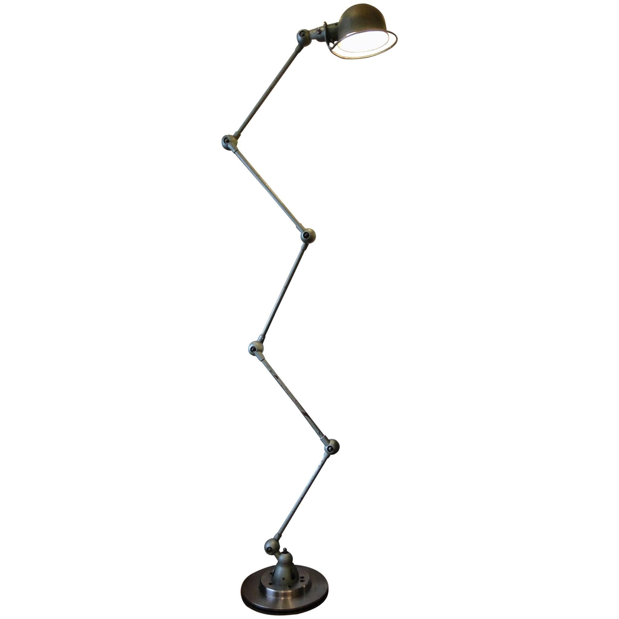 Vintage Five-Arm Standard Lamp by Jean Louis Domecq for Jielde Lyon