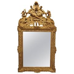 Period Louis XIV Giltwood Mirror, circa 1700, Provence 8