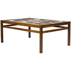 Danish Abstract Tile Coffee Table Danish Abstract Tile Coffee Table