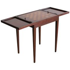 Vintage Backgammon or Chess Table by Baker