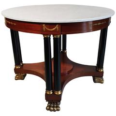 Swedish Empire Centre Table by Axel Beckman